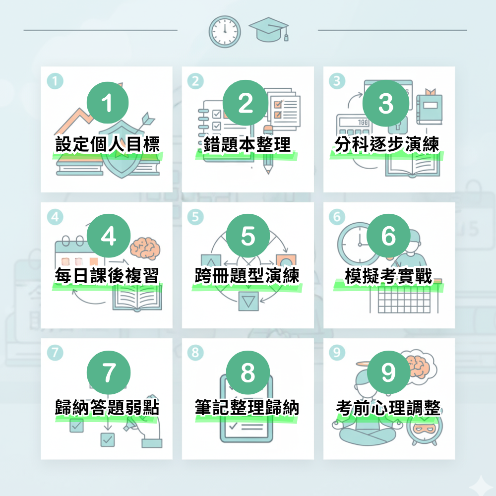 115會考學習計劃與策略指南