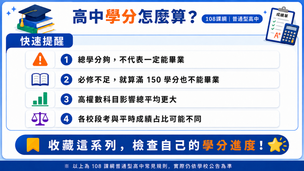 高中學分怎麼算_結論